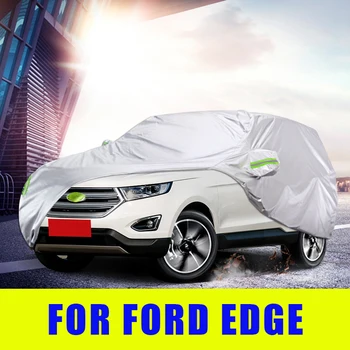 Водоустойчиви калъфи за кола, козирка, прахоустойчив сняг за Ford Edge 2019 2020 2021, аксесоари