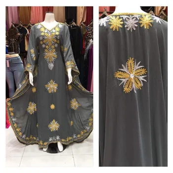 Дамски caftans Фараша Абайя Рокля Дубай, Мароко дълга рокля Европейски и американски моден тренд