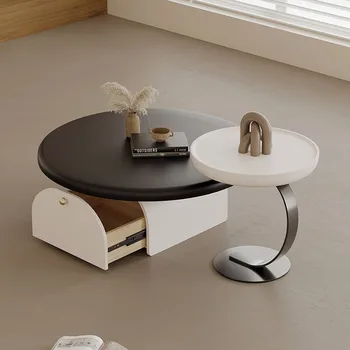 Дизайн Модерен маса за дневна Кръг в скандинавски стил и Коридор Спалня Произведено чай масичка Дизайн на мека мебел Минималистичная мебели DWH