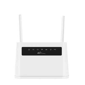 Домашен 4G рутер, WiFi-рутер, 300 Mbit/s, LTE 4G безжичен рутер, интегриран слот, поддръжка на APN за 32 потребители (штепсельная вилица ЕС)