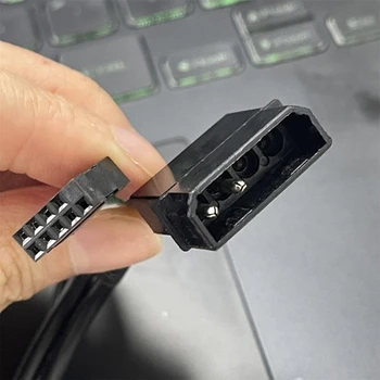 Дънна платка USB2.0 9Pin hub сплитер 1 до 4 от 20 см конектор удължител