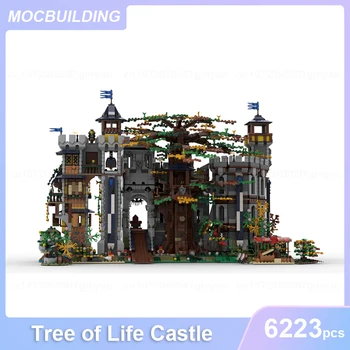Дървото на Живота Модел на Замъка MOC Строителни Блокове САМ Събрание Тухли Архитектура Серия Дисплей Играчки за Коледни Подаръци За Деца 6223 бр.