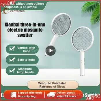 Електрически убиец комари Дизайн безопасност ръчно мухобойка 2 в 1 3500 На Електрическа мухобойка от комари Електрическа ракета от насекоми