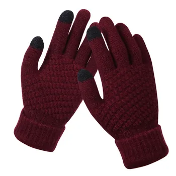 Есенно-зимни плюшени топли ръкавици, спортни ски ръкавици, зимни ръкавици, зимни ръкавици, снежни ръкавици