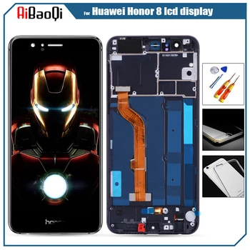 За Huawei Honor 8 LCD Сензорен дисплей Дигитайзер Honor8 за Huawei Honor 8 LCD дисплей С Рамка FRD-L19 L09 Подмяна на екрана