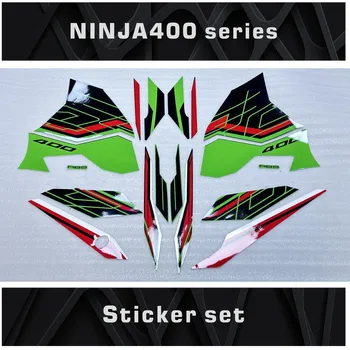 За Ninja 300 2023 Ninja300 Мотоциклет Обтекател Пълен Комплект Зелената Протектор Етикети Водоустойчив Украса Стикер Резервни Части