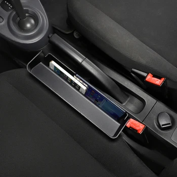 За Smart 453 Forfour Fortwo W453 2014-2021 ABS кола основната седалка за фуги кутия за съхранение на карти на Притежателя на телефона, джобен органайзер