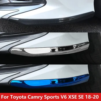 За Toyota Camry Sports V6 XSE SE 2018-2020 Авто Предна Броня От Неръждаема Стомана, Тапицерия Ъгъл на Предната част на Устните, Предпазни Ленти