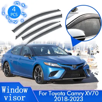 За Toyota Camry XV70 Daihatsu Altis 2018 ~ 2023 Авто отдушник за Защита От Слънцето и Дъжда Прозорец Очила Покриване с Брезент Охрана Тапицерия на Автомобила Странични Аксесоари