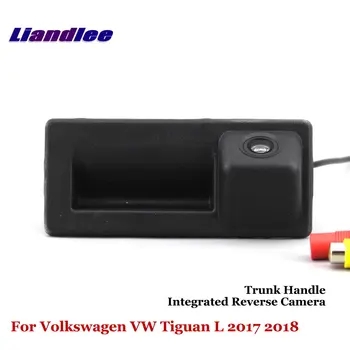 За Volkswagen VW Tiguan L 2017 2018 2019 Дръжка на Багажника на Автомобила Камера за Обратно виждане, Паркинг Комплект Аксесоари, Вграден HD CCD RCA NTSC