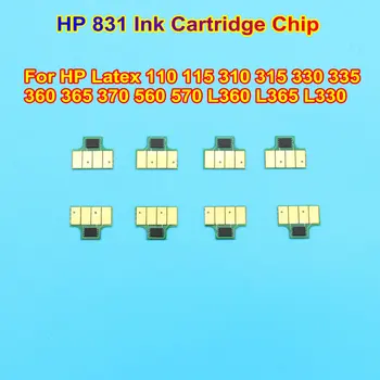 За касетата с мастило HP 831 чип за Ic за HP Latex 110 115 310 315 330 335 360 365 370 560 570 Последно обновяване на принтера L360 L365 L330