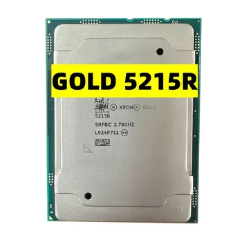 Използван е процесорът Xeon GOLD 5215R QS версия SRFBC на 2.70 Ghz 13,75 MB Smart Cache 10-Ядрени 20-стрийминг процесор с мощност 100 Вата LGA3647 GOLD5215R