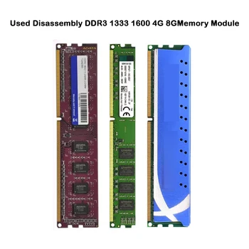 Използвана Демонтаж DDR3 1333 Mhz 8G напълно съвместим модула памет за настолен компютър компютърни аксесоари случаен марка SP43