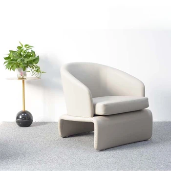 Индивидуален дизайн на Nordic light луксозно творческа стол за вили net red INS с гръб на италианско съвременно просто фотьойл за хол