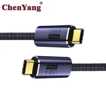 Кабел Chenyang USB4 20 gbps със зареждането 100 W и 8 Към @ 60 Hz 5 До @ 60 Hz USB4.0 Съвместим с TB3/4