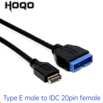 Кабел за преобразуване на дънната платка IDC 20Pin в type-e USB3.1Type-E в IDC20P кабел за връзка към компютър за общо ползване
