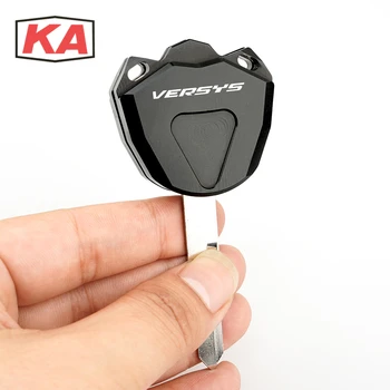 Калъф за ключове на мотоциклет с ЦПУ, калъф за ключове, джоб за Kawasaki VERSYS1000 VERSYS650cc Versys (ключ без чип) Алуминиеви аксесоари