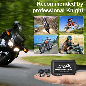 Камера за мотоциклет, WiFi, водоустойчив карта памет, камера с метален обектив, записващо устройство