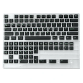 Капачки за ключове 120 комбинации WOB двоен комплект ShotKeycap за механична клавиатура Keycap