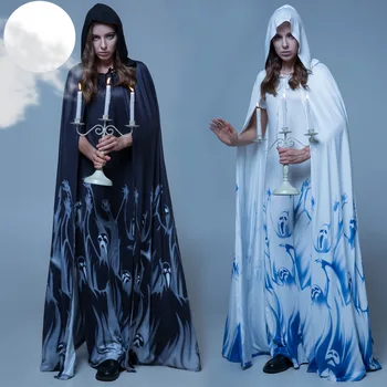 Карнавалните костюми на вампири, вещици, демон за cosplay на Хелоуин