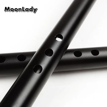 Клавиш C Bb A G Класическа вертикална флейта от алуминиева сплав, метал музикален инструмент XIAO, професионална флейта входно ниво за начинаещи
