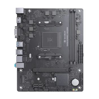 Комплект дънната платка MAXSUN AMD B450M с Ryzen 5 5600G 3,9 Ghz Шестиядерным Двенадцатипоточным процесор 65 W SATAIII M. 2 NVME M-ATX и за настолни КОМПЮТРИ