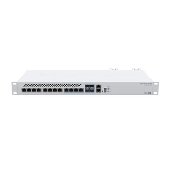 Комутатор MikroTik CRS312-4C + 8XG-RM с порта 10G Ethernet RJ-45 и SFP+