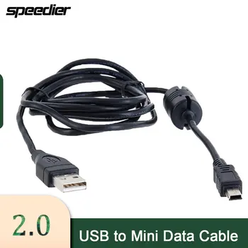 Конектор USB 2.0 щепсела от Mini USB към штекеру Mini USB T-образен конектор Mini 5pin зарядно устройство ще захранване на линия за предаване на данни с магнитен пръстен високоскоростен USB 2.0