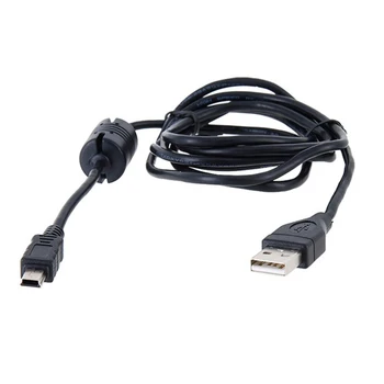 Конектор USB 2.0 щепсела от Mini USB към штекеру Mini USB T-образен конектор Mini 5pin зарядно устройство ще захранване на линия за предаване на данни с магнитен пръстен високоскоростен USB 2.0