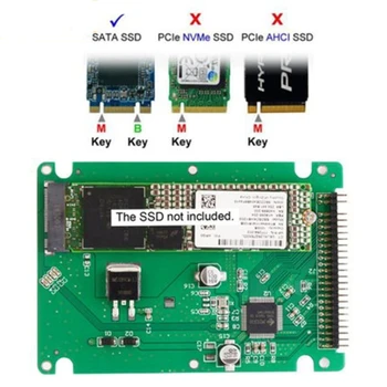Кутия за свързване на такси адаптер MSATA на IDE2,5 инча.Поддръжка конвертор SSD с 2 твердотельными флашки 2,5 
