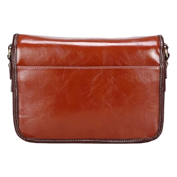 Луксозен стилен модерен калъф от изкуствена кожа в ретро стил, чанта, водоустойчива чанта-месинджър чанта за slr Canon, Nikon, Sony