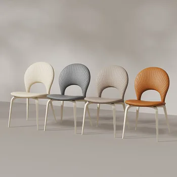 Луксозни удобни столове, ергономична скандинавски облегалка, модерни столове, уникална минималистичная мебели за хола Cadeiras De Jantar