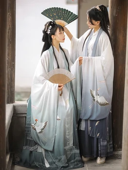 Лятото тънката рокля Ханфу, жените традиционно облекло за cosplay, фехтовач, дрехи за китайски народни танци, бели дрехи, за филма 
