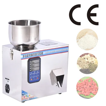 Машина за бутилиране на хранителни гранули, прах, семена от пъпеш, чай, машина за претегляне и пълнене на чай