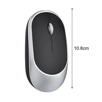 Мишка акумулаторна ультратонкая 1600 точки на инч 2,4 G Bluetooth двухрежимная безжична мишка за офис