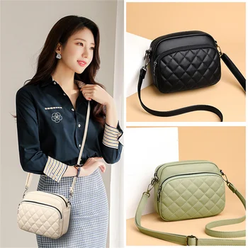 Модерен мини-малка чанта дамска чанта през рамо дамски чанти-месинджър чанта за вашия мобилен телефон Чанта през рамо дамски