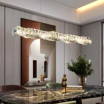 Модерна кристален полилей с Трапезария и кристален лампа хол кристален полилей светодиоден окачен тавана лампа за дома