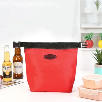 Модерна чанта за обяд Хладилник за хранене термосумка Packge Портативен за пикник на открито Плодове, закуски, напитки, консервирани храни чанта с цип