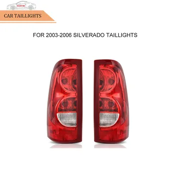 Модификация на автомобила галогенный задна светлина с акрилни черна/червена рамка GM2800174 за периода 2003-2006 г., Silverado