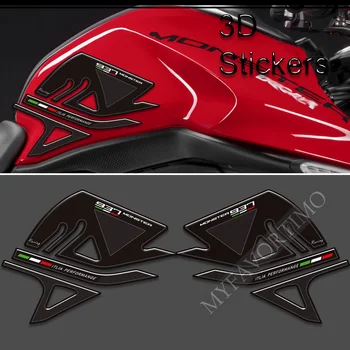 Мотоциклетни 3D Стикери За Ducati Monster 937 Етикети На Газово Гориво Маслен Комплект Защита на Коляното Тампон На Резервоара Дръжки 2021 2022