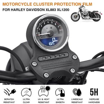 Мотоциклетът Клъстер Защитно Фолио От Надраскване, Защитно Фолио За Harley Davidson XL883 XL1200 XL 883 1200 Аксесоари За измерване на скоростта
