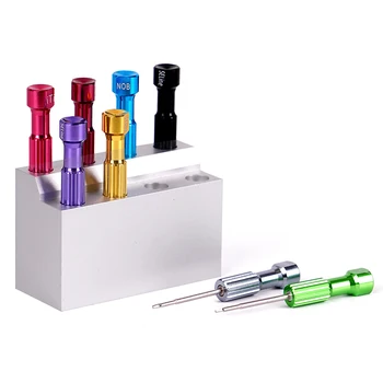 Набор от инструменти за стоматология с отвертка за импланти от неръждаема стомана, 8 бр. микро отвертка, зъболекарски инструмент
