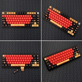 Набор от клавиатури на Капсули с 139 бутони под формата на Протеини XDA PBT Боядисват-Sub XDA Cartoony Капачка за Mx-Ключове