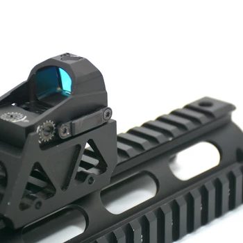 Набор от оптични мерници Глок Tactical P2, 3 при вида MOA 1x22 с голографическим отражение в червената точка, оптични мерници за пушка, пушка с висока стена