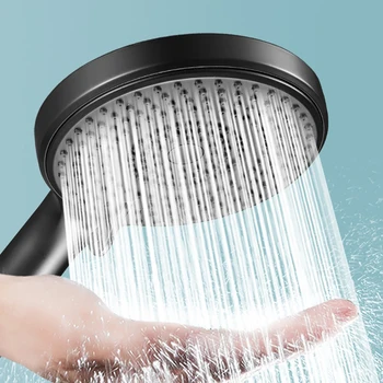Накрайник за душ от ABS-пластмаса с 3-степенна регулируема, смесител за баня, стенни портативна поставка, средство за душ с високо налягане, аксесоари за баня