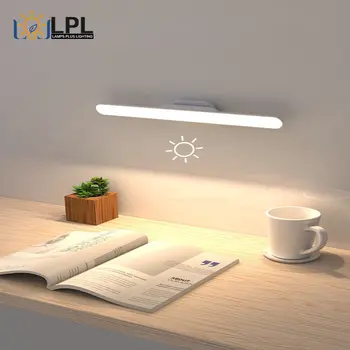 Настолна лампа за грижа за очите, регулируема температура на led таблото на монитора на компютъра, плавно спиране на тока, USB лампа за четене