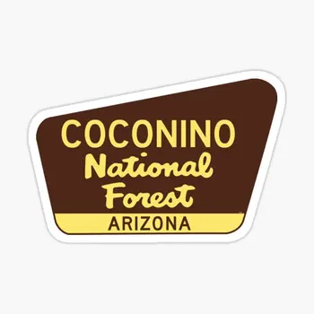 Национален гора Коконино, Аризона, знак на Az, 5 бр., автомобилни етикети за багаж, хладилник, лаптоп, етикети за бутилки с вода, прекрасна украса