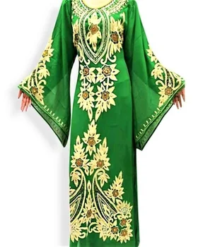 Нови марокански caftans от Дубай, рокля Farasha Абая, много модно дълга рокля