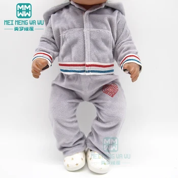 Облекло за кукли, подходяща за кукли 43-45 см, аксесоари за кукла baby born и американската кукла, комплекта спортни якета