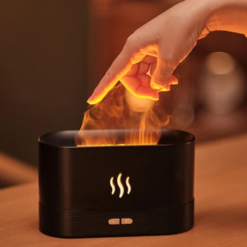 Огнен ароматен дифузьор, овлажнител за въздух с етерични масла за ароматерапия, директна доставка, индивидуален лого, изключителна връзка
